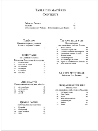 50 mélodies. Voix haute - POULENC - Partition - Mélodies